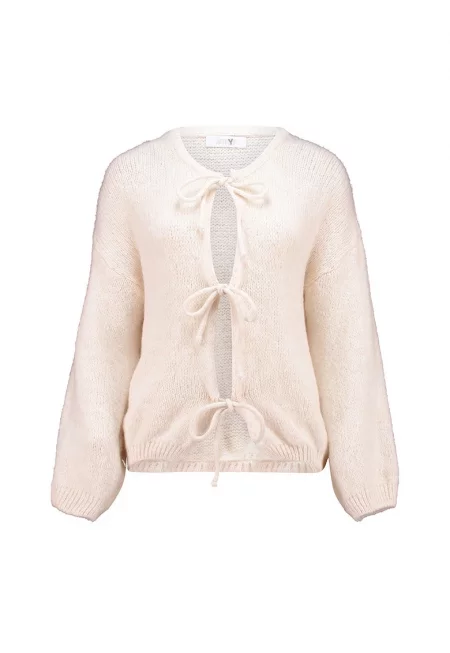 Жилетка с връзки - Праскова