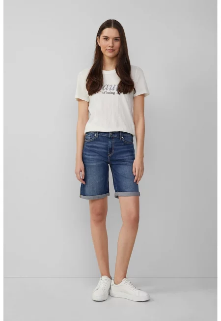 Бермуди от деним Karolin - Тъмносин