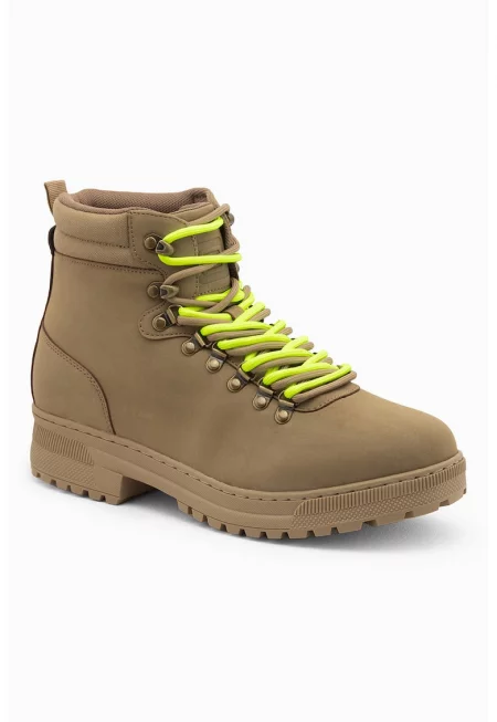 Боти от еко кожа - Каки