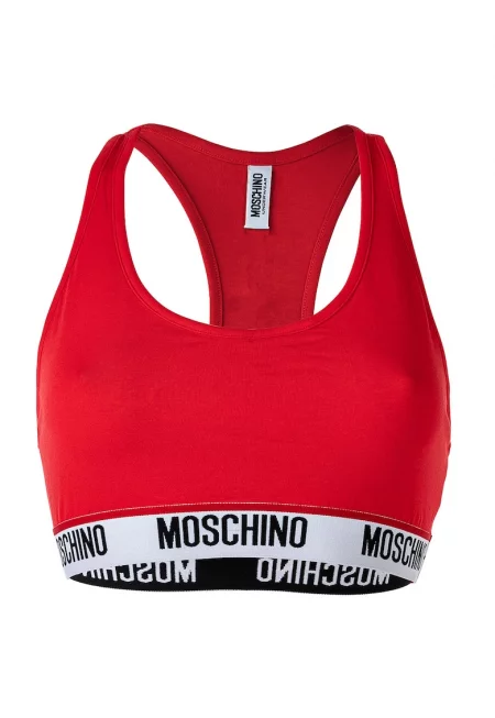 Бюстие с изрязан гръб - Червен