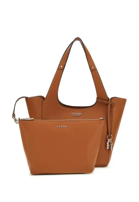 Чанта Helina с отделящ се несесер - Канелено кафяво