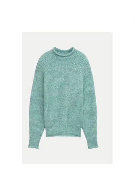 Дамска блуза -  304546747 - Полиестер/Полиамид - Зелена