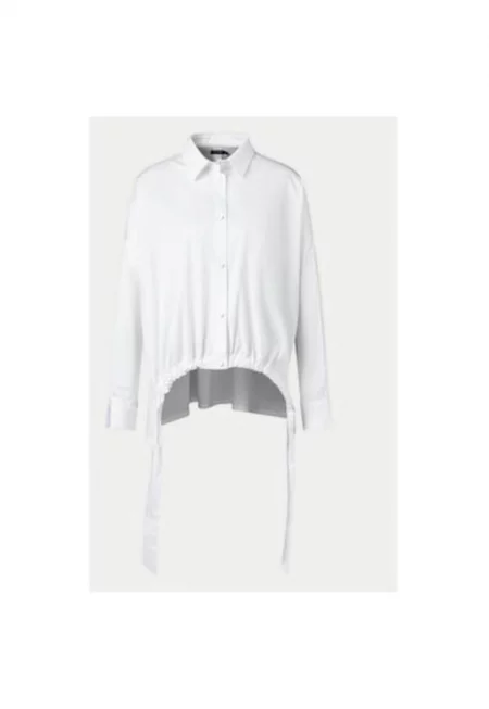 Дамска риза -  305182913 - Памук/Найлон - Бяла - Бял
