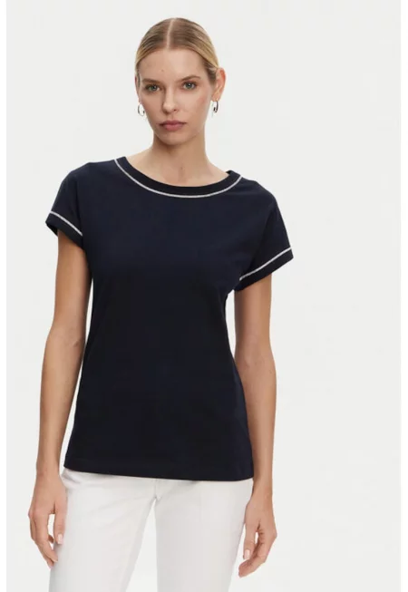 Дамска тениска -  304968815 - Памук - Черен - Черен