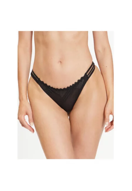 Дамски бикини -  303154332 - Полиамид - Черен - Черен