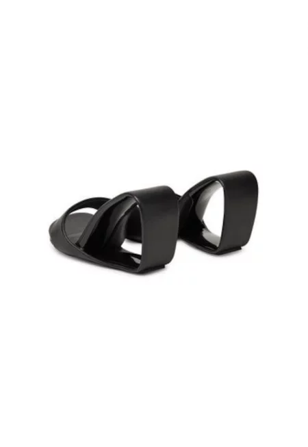 Дамски джапанки - 1000101162 -  Естествена кожа - Черен