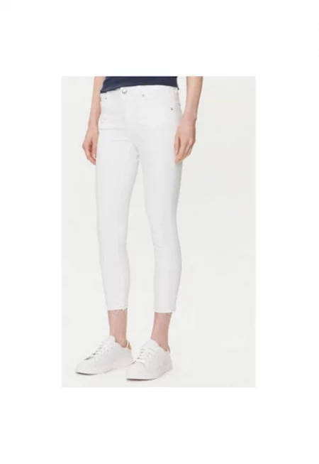 Дамски панталон  1016183 - Памук - Бял