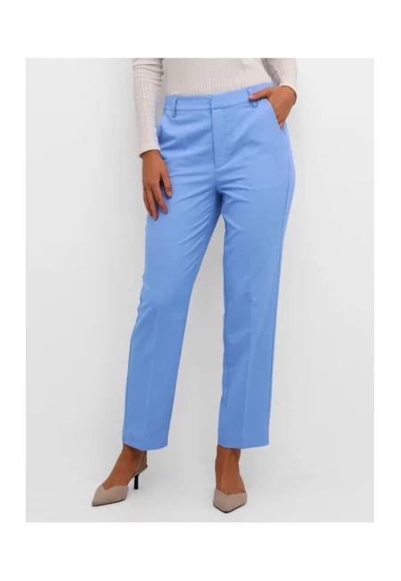 Дамски панталон - кафе - 582142 - Син - Полиестер