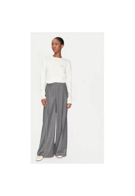 Дамски пуловер - 2-ри ден - 305138637 - Памук/Вълна - Бежов - Бежов