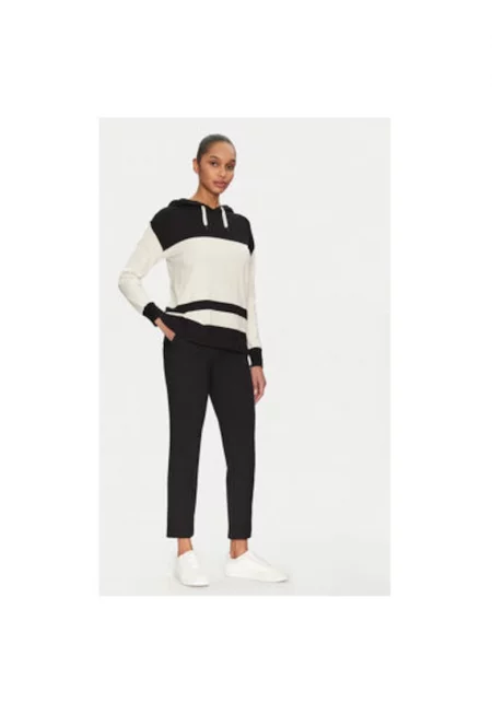 Дамски пуловер -  305137852 - Вискоза/Полиестер - Черен - Черен