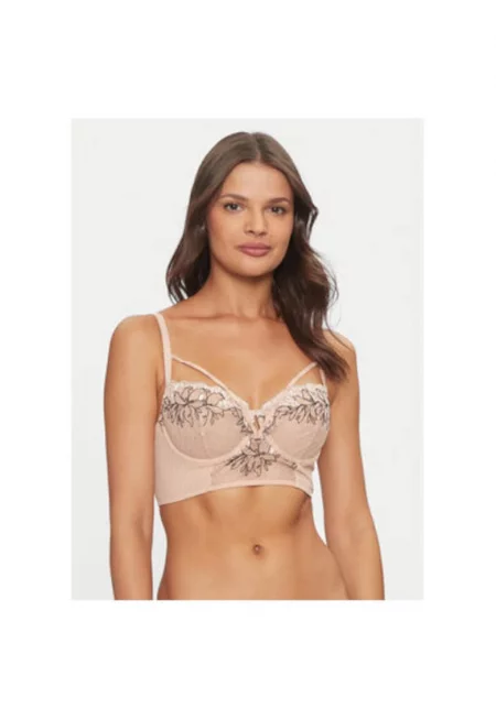 Дамски сутиен -  304178702 - Найлон - Бежов - Бежов