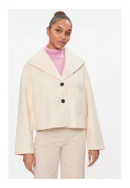 Дамско палто - NAME IT - 745486 - Бежово - Полиестер