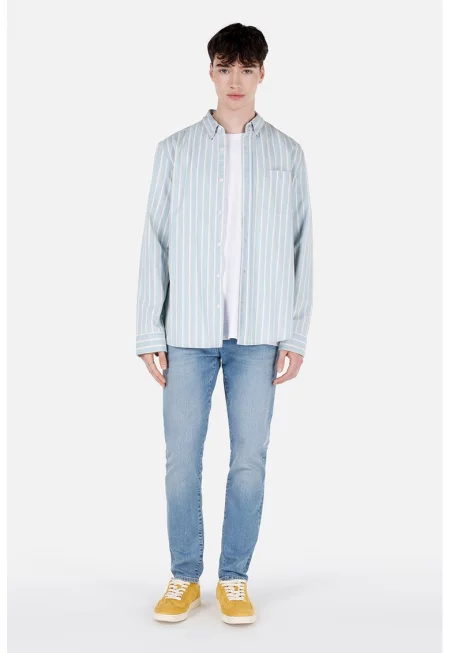 Дънки деграде със средна талия - Лавандула