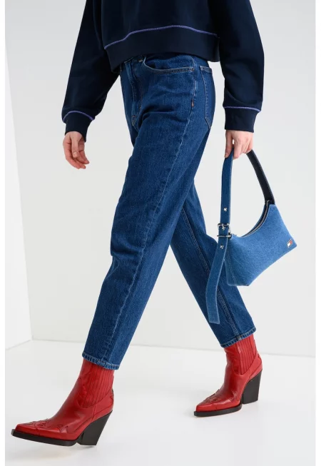 Дънки със стеснен крачол - Тъмносин