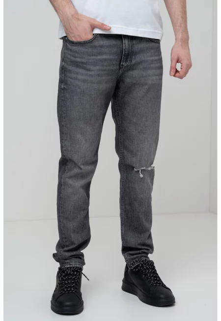 Дънки слим - Tъмносив