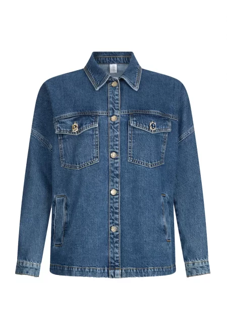 Дънково яке с класическа яка