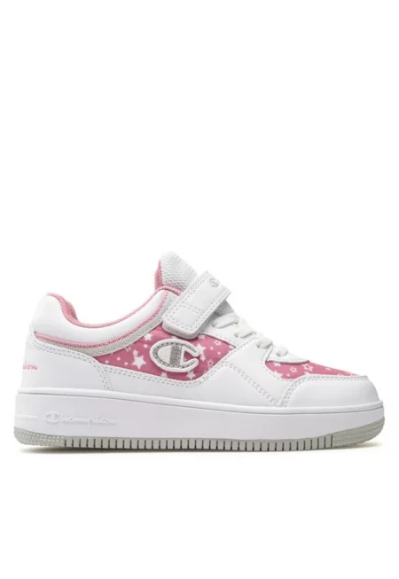 Детски спортни обувки  302455492 - Еко кожа/Текстил - Розово/Бяло