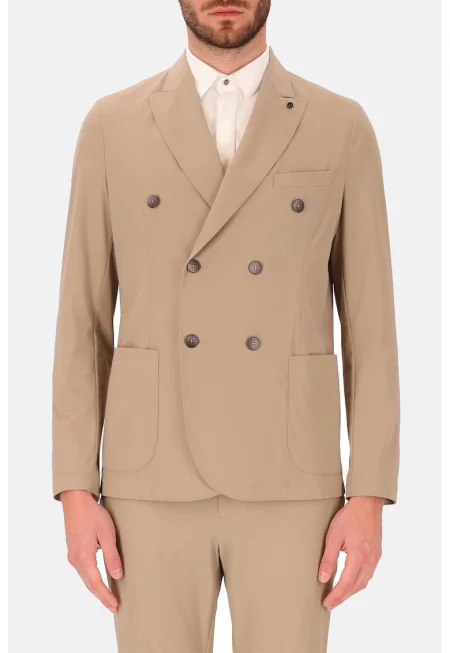 Distretto - Слим сако с раздвоен ревер