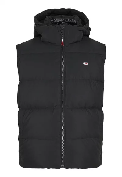 Елек Essential с пухена вата и качулка