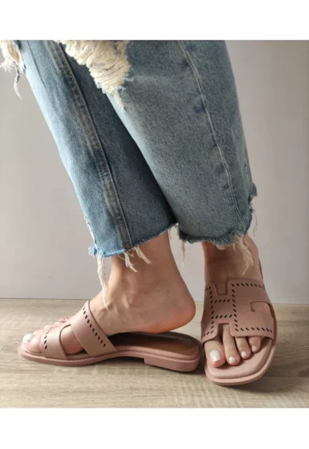 Ежедневни сабо дамски  60029D 10-N Розов - Розово