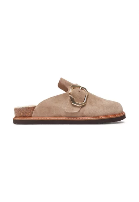 Grisel G106176 Кафяви чехли -  Естествена кожа - Велур