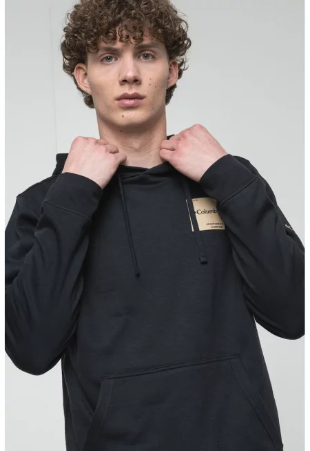 Худи Beaumount с джоб кенгуру - Черен