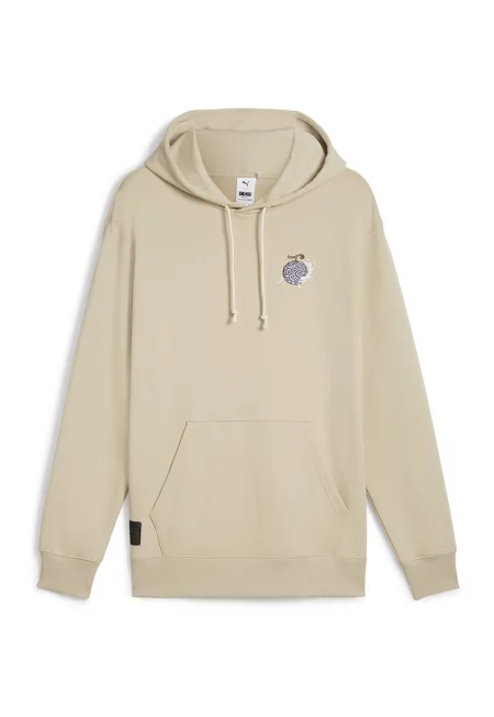 Худи с лого и джоб кенгуру - Бежов