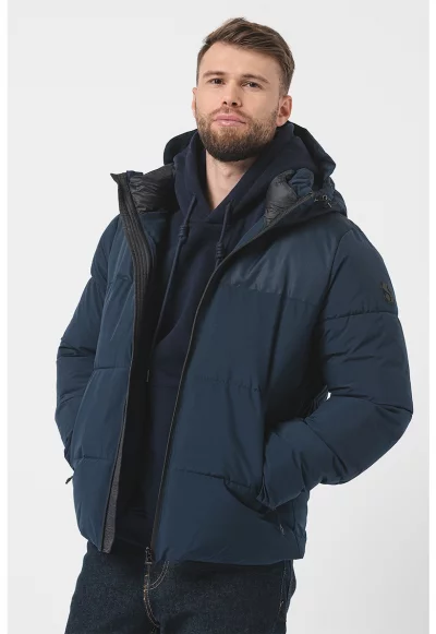 Капитонирано зимно яке с качулка