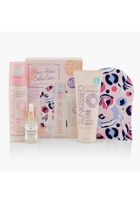 Комплект автобронзант  Pure Glow Collection Gift Set Medium - 95% Natural Ingredients