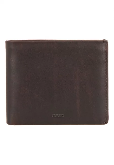 Кожен портфейл 32715 с двойно прегъване - Кафяв