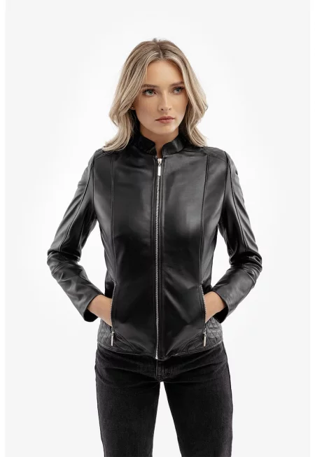 Кожено яке Mirela по тялото