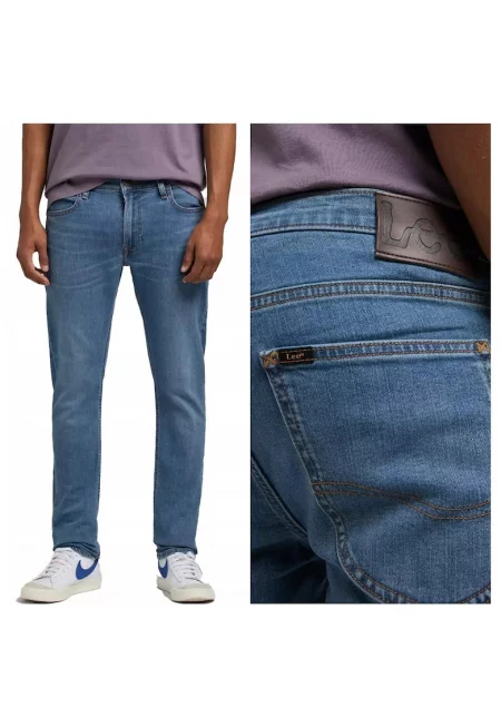 Мъжки дънки -  Luke - Памучни - Дълги - Мъжки - Slim fit - W32-L34 US - Сини