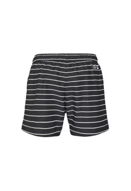 Мъжки плувни шорти  221043 - Полиестер - Бяло/Черно - Бял/Черен