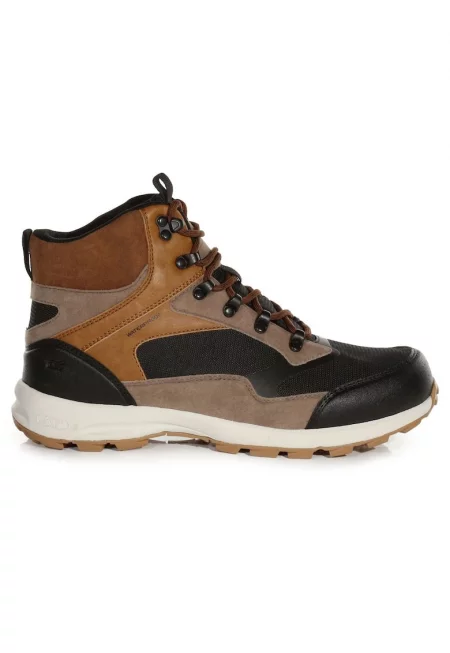 Мъжки спортни боти -  Samaris - Екологична кожа - Кафяви