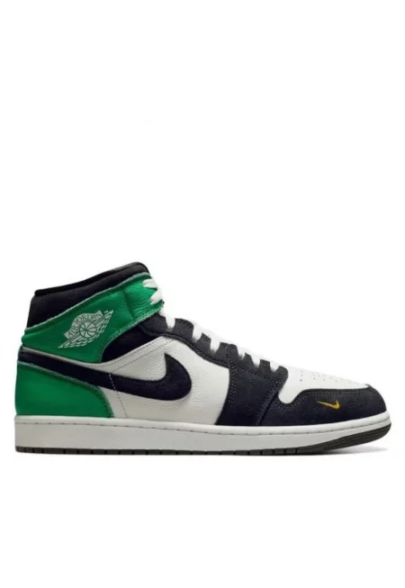 Мъжки спортни обувки AIR JORDAN 1 MID SE V3 -  Естествена кожа - Черен -