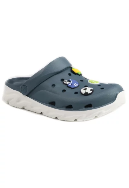 Мъжко сабо 6431 - Сив