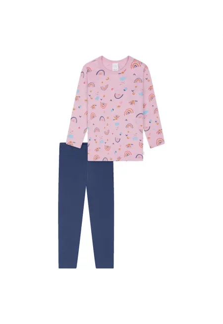 Памучна дълга пижама