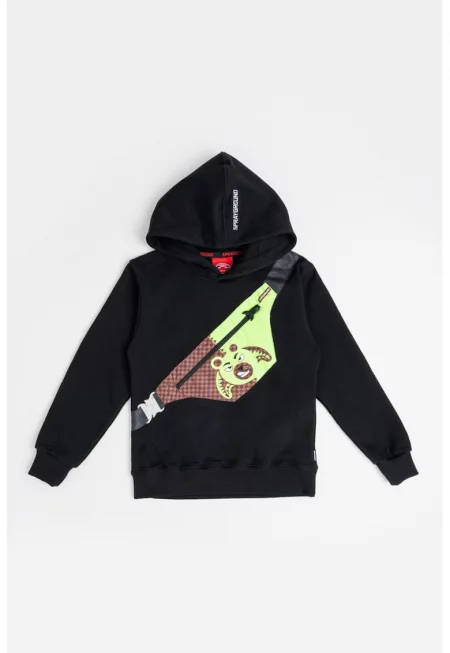 Памучно худи Crossbody Money Bear