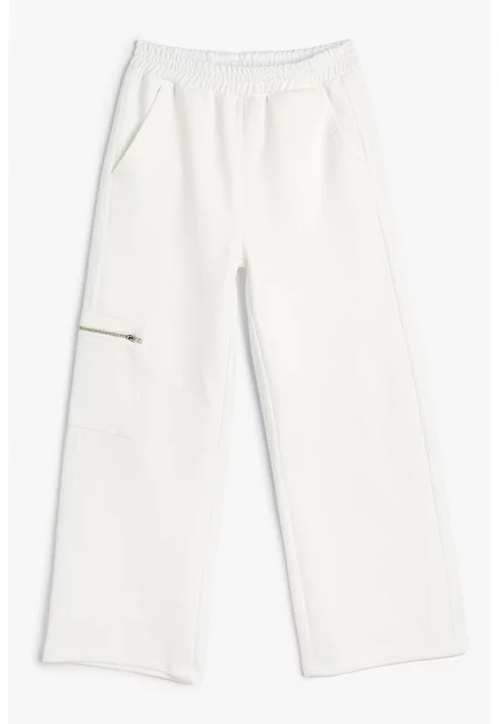 Панталон с широк крачол и джоб с цип