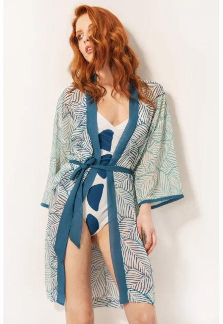 Плажно кимоно с шарка