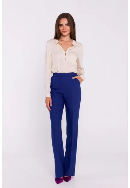 Прав панталон с висока талия -