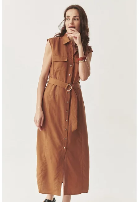 Рокля с лиосел и лен