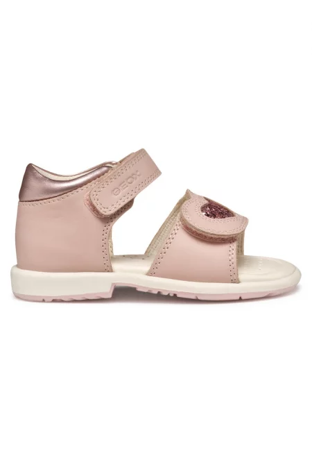 Сандали за момиче - B5521B-085NF -  Естествена кожа - Розов - Розово