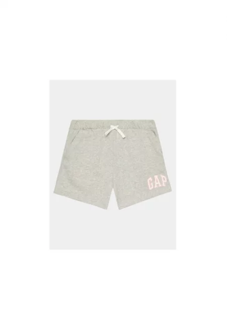 Шорти за момичета -  304145254 - Памук/Полиестер - Сив - Сив