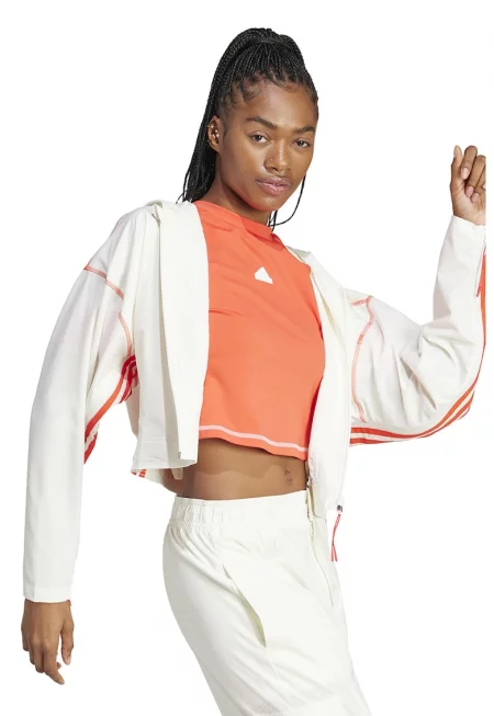 Скъсено яке с качулка