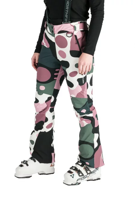 Ски панталон с принт и тиранти