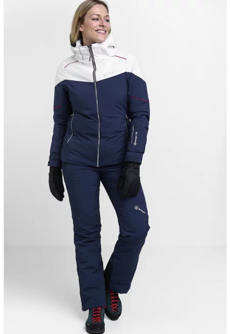 Ски яке с дизайн с цветен блок