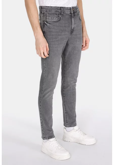 Скини дънки деграде - Tъмносив