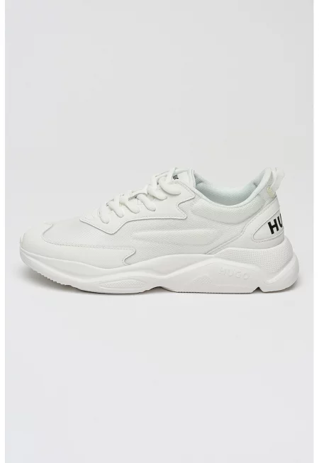 Скосени спортни обувки Leon - Бял