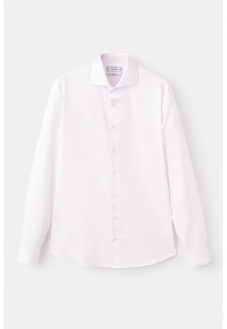 Слим риза - Бледо розово